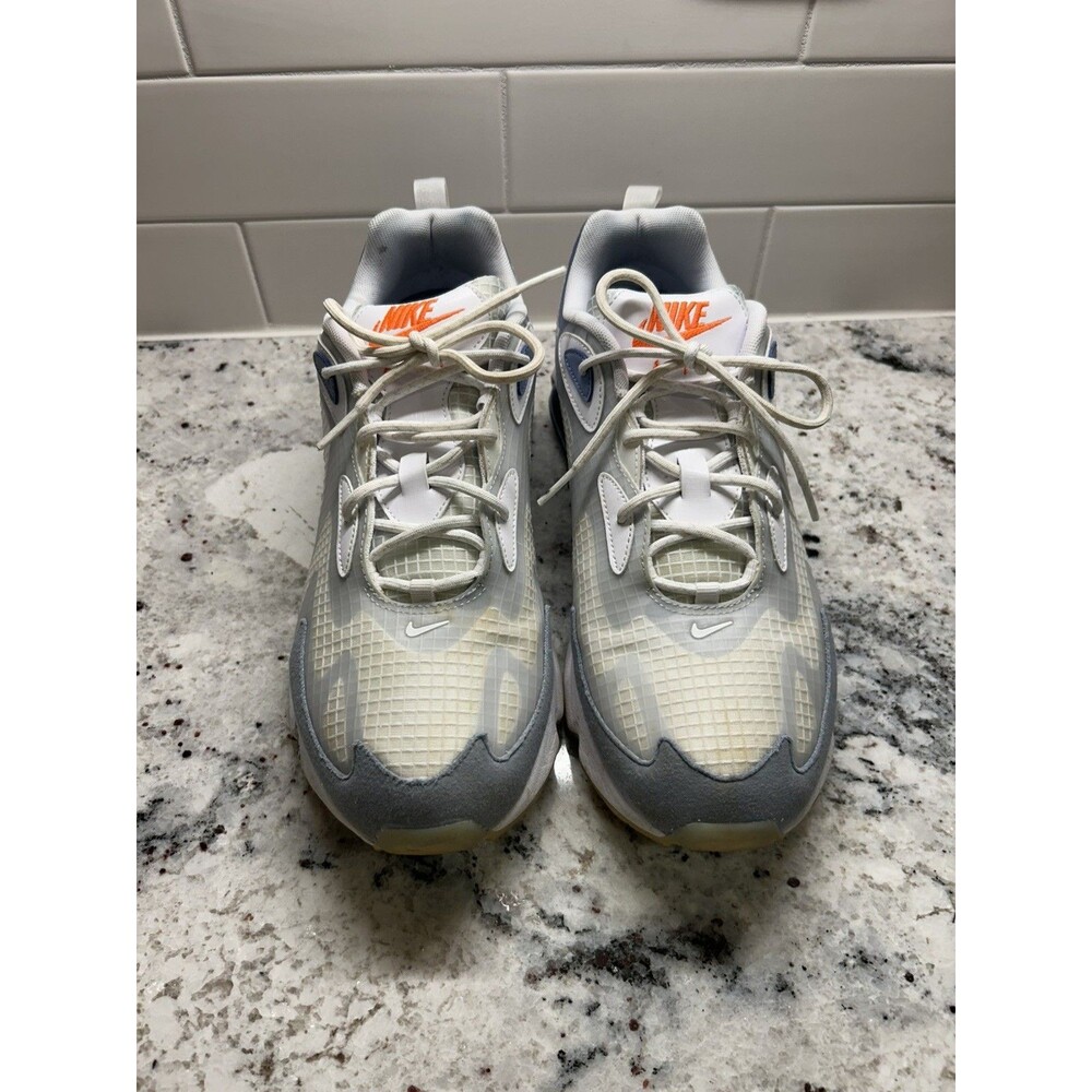 Nike Sneakers Mens 10 Air Max 200 Shoes White Indigo Fog Walking Gym Street Wear
